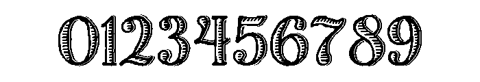 Charcuterie Engraved Etched Font OTHER CHARS