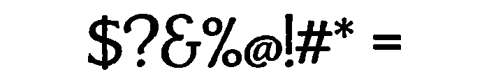 Charcuterie Flared Regular Font OTHER CHARS