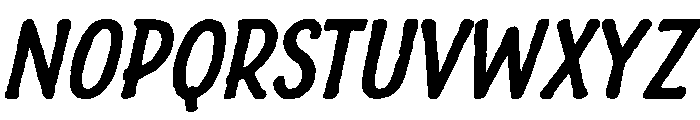 Charcuterie Sans Bold Italic Font UPPERCASE