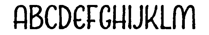 Charcuterie Sans Regular Font UPPERCASE