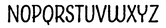 Charcuterie Sans Regular Font LOWERCASE