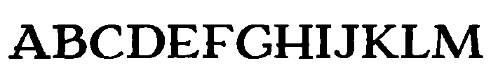 Charcuterie Serif Bold Font UPPERCASE