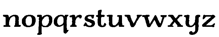 Charcuterie Serif Bold Font LOWERCASE