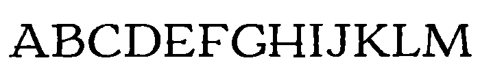 Charcuterie Serif Regular Font UPPERCASE