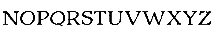 Charcuterie Serif Regular Font UPPERCASE