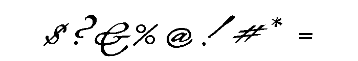 Chatham Regular Font OTHER CHARS