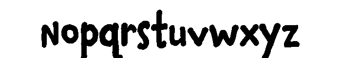 Chauncy Decaf Bold Font LOWERCASE