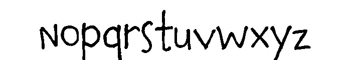 Chauncy Decaf Regular Font LOWERCASE