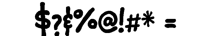 Chauncy Deluxxe Bold Font OTHER CHARS