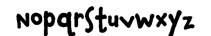 Chauncy Deluxxe Bold Font LOWERCASE