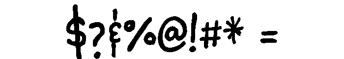 Chauncy Deluxxe Medium Font OTHER CHARS