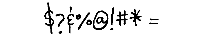 Chauncy Deluxxe Regular Font OTHER CHARS