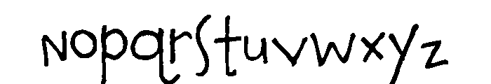 Chauncy Deluxxe Regular Font LOWERCASE