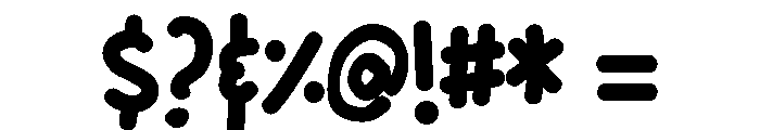 Chauncy Fatty Regular Font OTHER CHARS