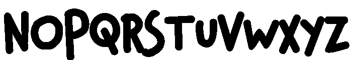Chauncy Fatty Regular Font UPPERCASE