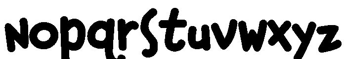 Chauncy Fatty Regular Font LOWERCASE