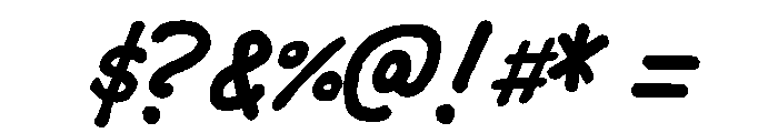 Chauncy Pro Bold Italic Font OTHER CHARS