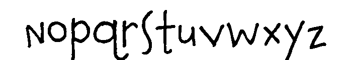 Chauncy Pro Regular Font LOWERCASE