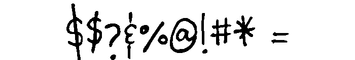 Chauncy Snowman Font OTHER CHARS