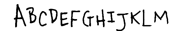 Chauncy Snowman Font UPPERCASE