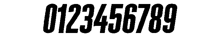 Cheddar Gothic Black Italic Font OTHER CHARS