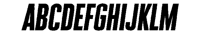 Cheddar Gothic Black Italic FONT