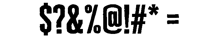 Cheddar Gothic Black Font OTHER CHARS