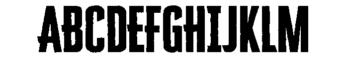 Cheddar Gothic Black Font UPPERCASE