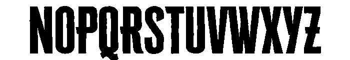 Cheddar Gothic Black Font UPPERCASE