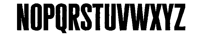 Cheddar Gothic Black Font LOWERCASE