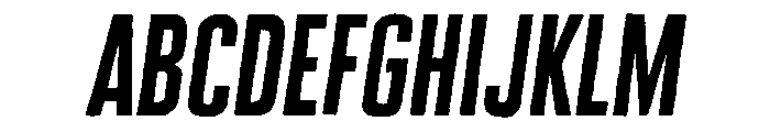 Cheddar Gothic Bold Italic FONT
