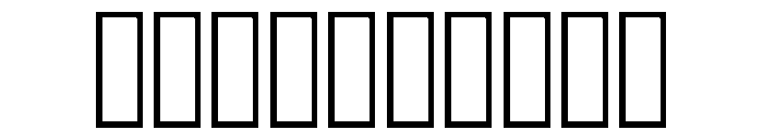 Cheddar Gothic Extras Regular Font OTHER CHARS