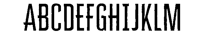 Cheddar Gothic Light Font UPPERCASE