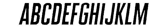 Cheddar Gothic Regular Italic FONT