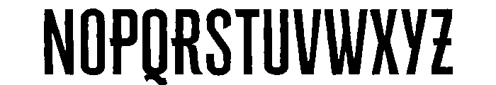 Cheddar Gothic Regular Font UPPERCASE