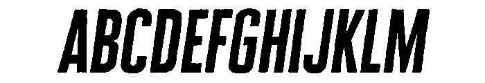 Cheddar Gothic Sans Regular Italic FONT