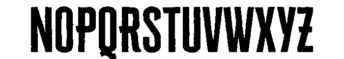 Cheddar Gothic Sans Regular Font UPPERCASE