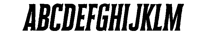 Cheddar Gothic Serif Regular Italic FONT