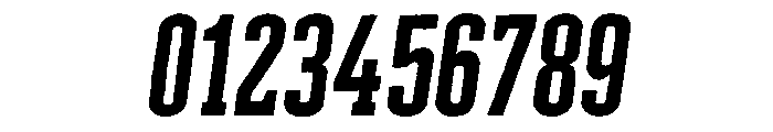 Cheddar Gothic Slab Regular Italic Font OTHER CHARS