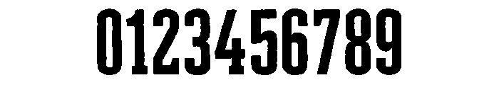 Cheddar Gothic Slab Regular Font OTHER CHARS