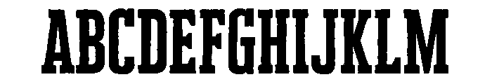 Cheddar Gothic Slab Regular FONT