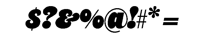 Cheesecake Black Font OTHER CHARS
