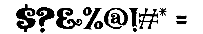 Chez Moustache Regular Font OTHER CHARS