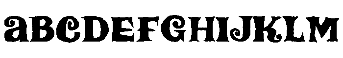 Chez Moustache Regular Font UPPERCASE