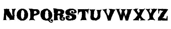 Chez Moustache Regular Font LOWERCASE