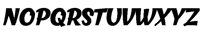 Chill Script Regular Font UPPERCASE