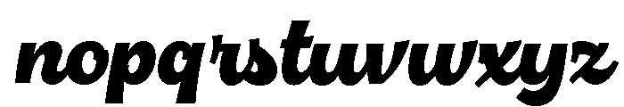 Chill Script Regular Font LOWERCASE