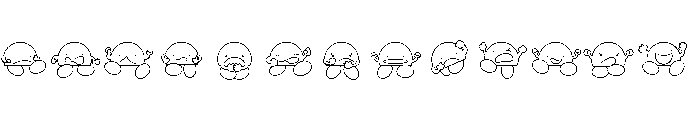 Ching Mang Regular Font LOWERCASE