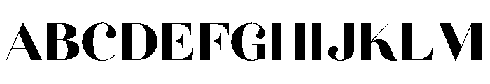 Chloe Regular Font UPPERCASE