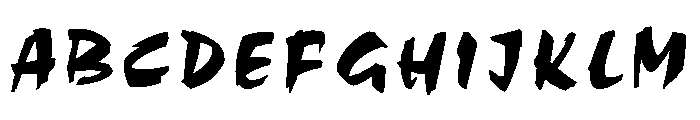 Choc Regular Font UPPERCASE